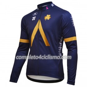 Maglia 2018 Aqua Blue Sport N001 Manica Lunga
